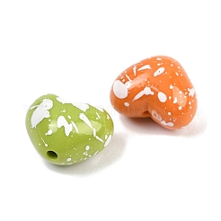 Sprühlackierte opake Acrylperlen&nbsp;OACR-A040-04B