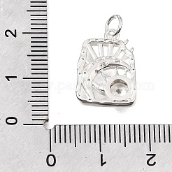 Pendentifs en zircone cubique clair en laiton&nbsp;CU-CBAEEA8-31S