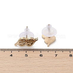 Orecchini a bottone in acciaio inossidabile 304&nbsp;EJEW-Z089-26G