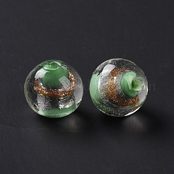 Abalorios hechos a mano de lámina de plata&nbsp;GLAA-Z001-05G