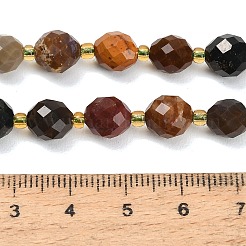 Chapelets de perles en jaspe d'océan naturelle&nbsp;GG-CBA4A3B-A04