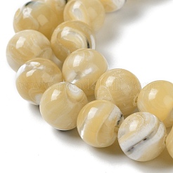 Fili di perline di conchiglia trochus naturale&nbsp;BSHE-P033-03B