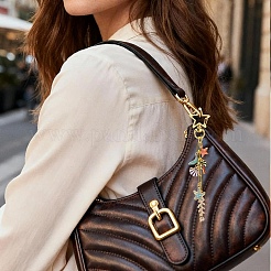 Fermoirs pivotants en alliage de zinc&nbsp;HJEW-YW00520