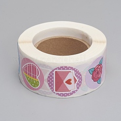 Selbstklebende Kraftpapier-Geschenkanhänger&nbsp;DIY-G013-A21