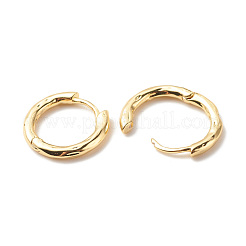 Orecchini a cerchio tubolari in ottone per le donne&nbsp;EJEW-G306-01G