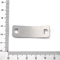 201 ciondoli di collegamento rettangolari curvi in acciaio inossidabile&nbsp;STAS-S171-06P
