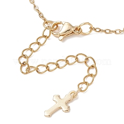 Armbänder aus Edelstahl 304 mit synthetischem Türkis als Gliederring für Damen&nbsp;BJEW-JB13004-01