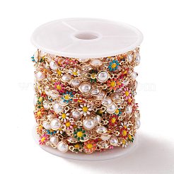 Chaînes de perles en laiton&nbsp;CHC-K012-04G