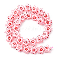 Perles de verre émaillé&nbsp;GLAA-B033-02A