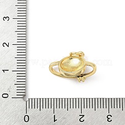 Messing micro pave Zirkonia Emaille Anhänger&nbsp;KK-L239-022G