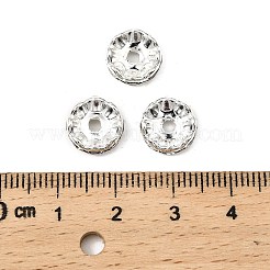 Perline distanziatori strass in ottone&nbsp;X-RB-A014-L10mm-01S