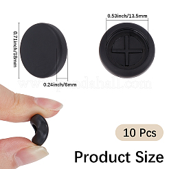 10 runde Joystickkappe aus Silikon&nbsp;DIY-CY0002-74A