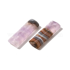 Natürliche Amethyst-Spitzenachat-Anhänger&nbsp;G-A244-07C