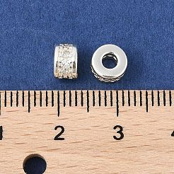 Perles de zircone cubique micro pave en Laiton&nbsp;KK-R219-24S