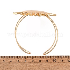 Armreifen aus Legierung und Eisen für Damen&nbsp;BJEW-F501-01B-KCG