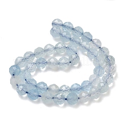 Natürliche Aquamarin Perlen Stränge&nbsp;G-B168-A02-4mm