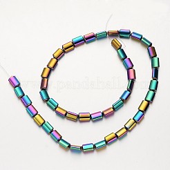 Electroplate non magnetici ematite sintetico fili di perline&nbsp;G-F300-01A-02