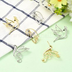 6 Stück 6 Stile Legierung Anstecknadeln für Kleidung&nbsp;JEWB-CJ0003-42