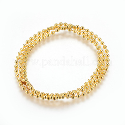 Acier inoxydable balle création de collier de chaîne &nbsp;MAK-L019-01C-M