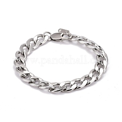 Anlaufgeschützte Panzerkettenarmbänder aus Edelstahl 304&nbsp;BJEW-JB06273-02