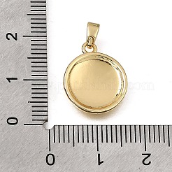 Messing mit Anhängern aus schwarzer Emaille&nbsp;KK-CBAA632-35G