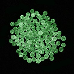Bagliore luminoso nelle perle rotonde di vetro trasparente scuro&nbsp;GLAA-F124-B09