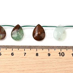 Natürliche Chrysopras-Perlenstränge&nbsp;G-Q183-B08-01