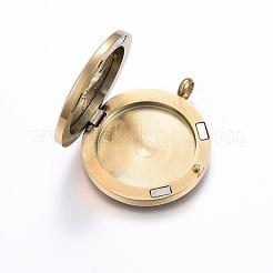 Magnetische Diffusor-Medaillonanhänger aus Edelstahl 304&nbsp;STAS-O103-33G