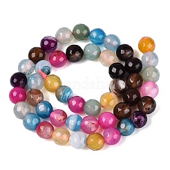Chapelets de perles d'agate naturelle&nbsp;G-Q606-42A-04
