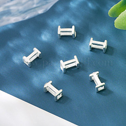 6 pz. 925 perline cave iniziali in argento sterling&nbsp;STER-TA0001-53I