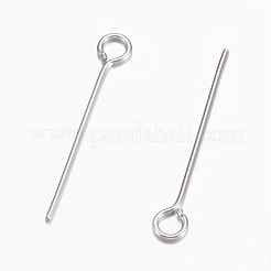 Anlaufgeschützte Ösenstifte aus Edelstahl 304&nbsp;STAS-O105-01P-0.6x20mm