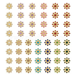 260 Stück 13 Stil CCB Kunststoff mit Strass Cabochons&nbsp;FIND-CW0001-10