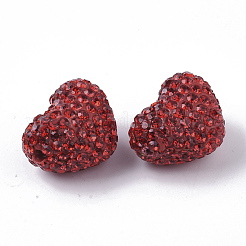 Polymer Ton Strass Perlen&nbsp;RB-S055-25