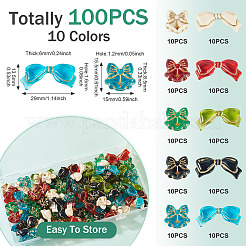 100pcs 10 Arten transparente Acrylperlen&nbsp;MACR-TA0002-21