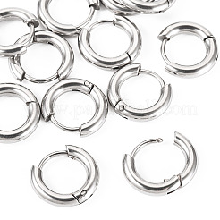 6 paire de boucles d'oreilles créoles en acier inoxydable 202 résistant au ternissement&nbsp;EJEW-TA0001-57A