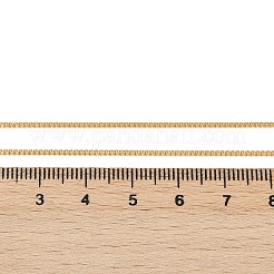 Collane a catena barbazzale in ottone placcato di lunga durata&nbsp;X-NJEW-K112-07G-NF