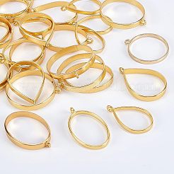 30 Stück 6 Stile Legierungsanhänger mit offener Rückseite&nbsp;FIND-OC0001-13