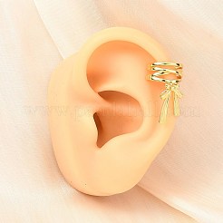Boucles d'oreilles manchette en laiton pour femmes&nbsp;LS-EJEW-A167-26G