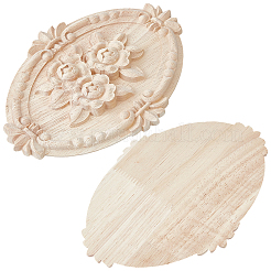 Cabochons en bois sculptés&nbsp;AJEW-WH20054-252