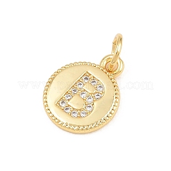 Ciondoli in ottone zirconi chiari micro pavé&nbsp;CU-CBA56CE-12G-B