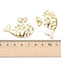 Ozean 304 Edelstahl Emaille Anhänger&nbsp;STAS-T076-08F-02G