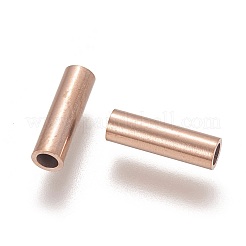 Ionenplattierung (IP) 304 Edelstahlrohrperlen&nbsp;LS-STAS-L216-23G-RG