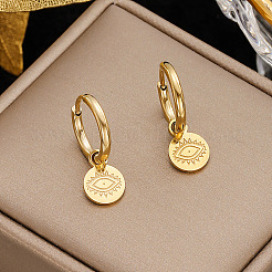 Boucles d'oreilles créoles en acier inoxydable 304&nbsp;WG1DE27-01