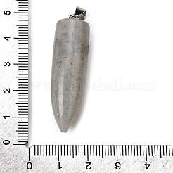 Natürliche Labradorit spitze Anhänger&nbsp;G-F820-12F