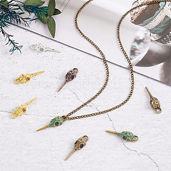 70 pièces 5 couleurs pendentifs en alliage de style tibétain&nbsp;FIND-PH0009-19
