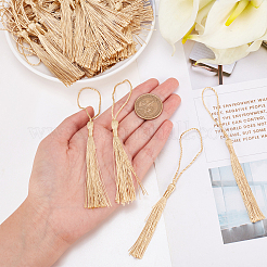 100pcs Polyester Quaste große Anhänger Dekorationen&nbsp;FIND-SC0003-36C