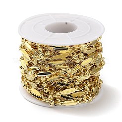 Catene a maglie ovali in ottone placcato cremagliera&nbsp;CHC-C005-02G