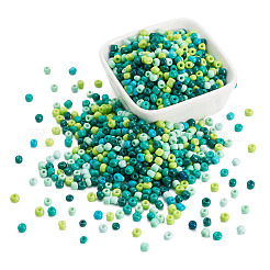 Opakglas runde Saatperlen&nbsp;GLAA-TAC0025-07B-02