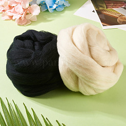 100 g 2 Farben Wollroving&nbsp;DIY-BG0001-68A