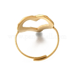 Anillos de acero inoxidable 304 para mujer&nbsp;RJEW-S238-02G